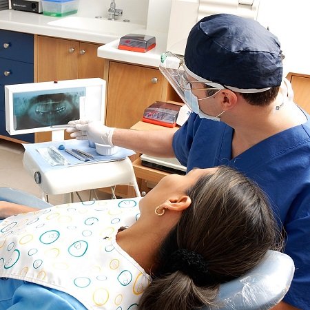 Dentist with Patient